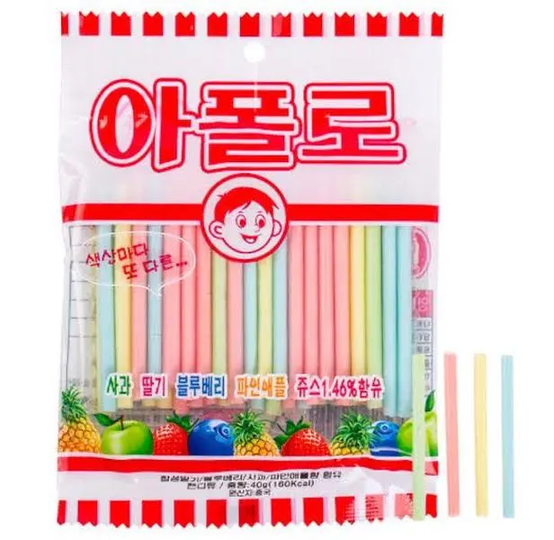 Apollo Straw Candy