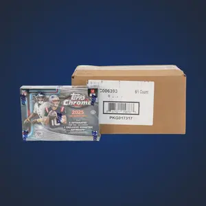 2025 Topps Chrome NFL Delight 6 Box Case [PRESALE]