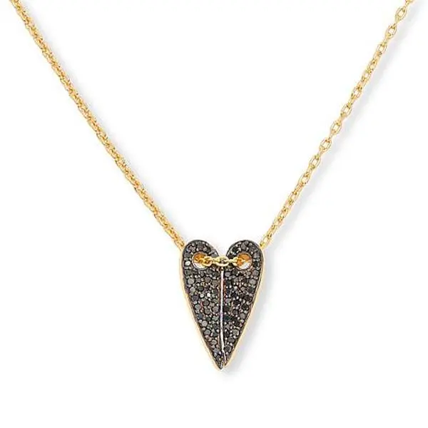 Rarities Fine Jewelry Rarities 1/3ctw Colored Diamond Heart Drop Necklace