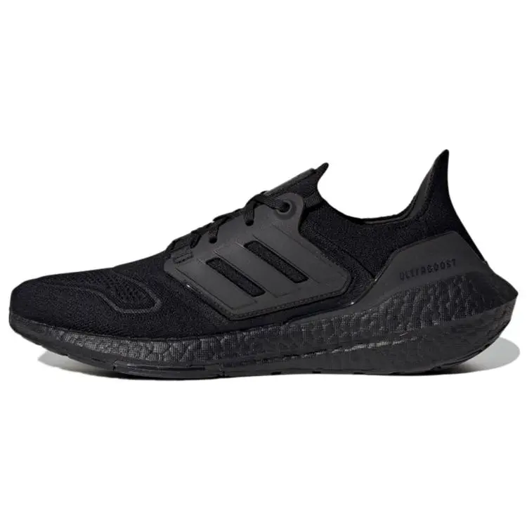 Adidas Ultraboost 22 Core Black Unisex Low-Top Casual Trainers - Lace-Up, Cushioned Sole, Durable, for Casual Wear, GZ0127