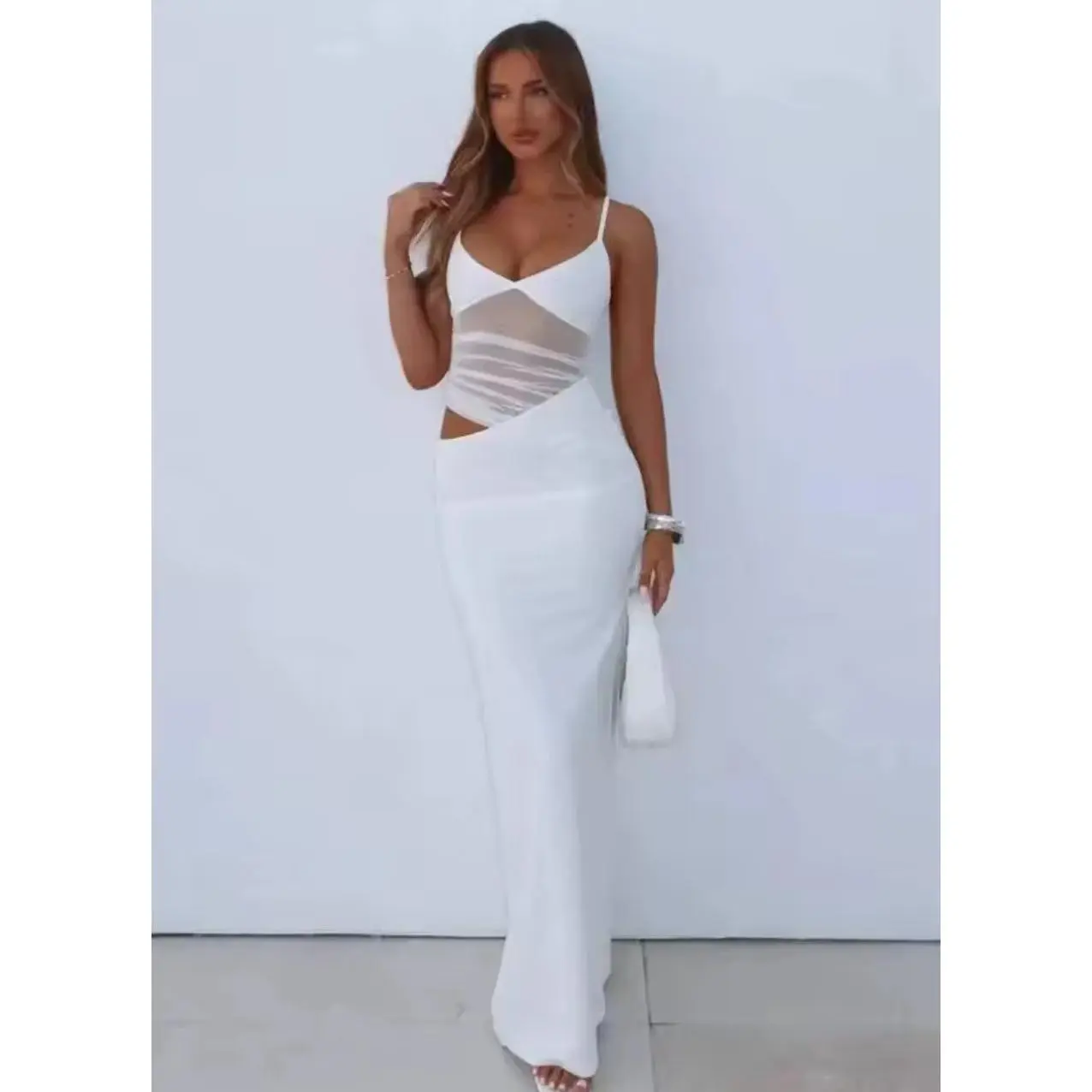 Stacey Dress – Elegant Backless Maxi Dress