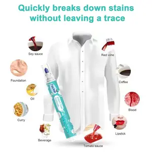 Natural Magic Portable Stain Remover Pen, Instant Laundry Stain Treatment for Clothes, Travel Size Emergency Spot Cleaner for Coffee Oil Food Stains, Gentle Formula, 3-Pack