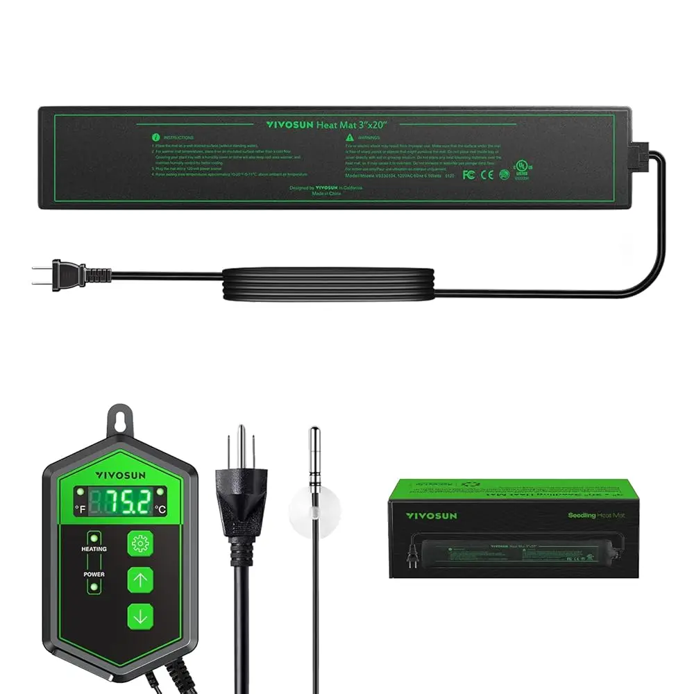 3"x20"  With Digital Thermostat