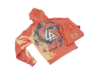 Cosmos Full Zip Sweatsuit - Carrot Orange