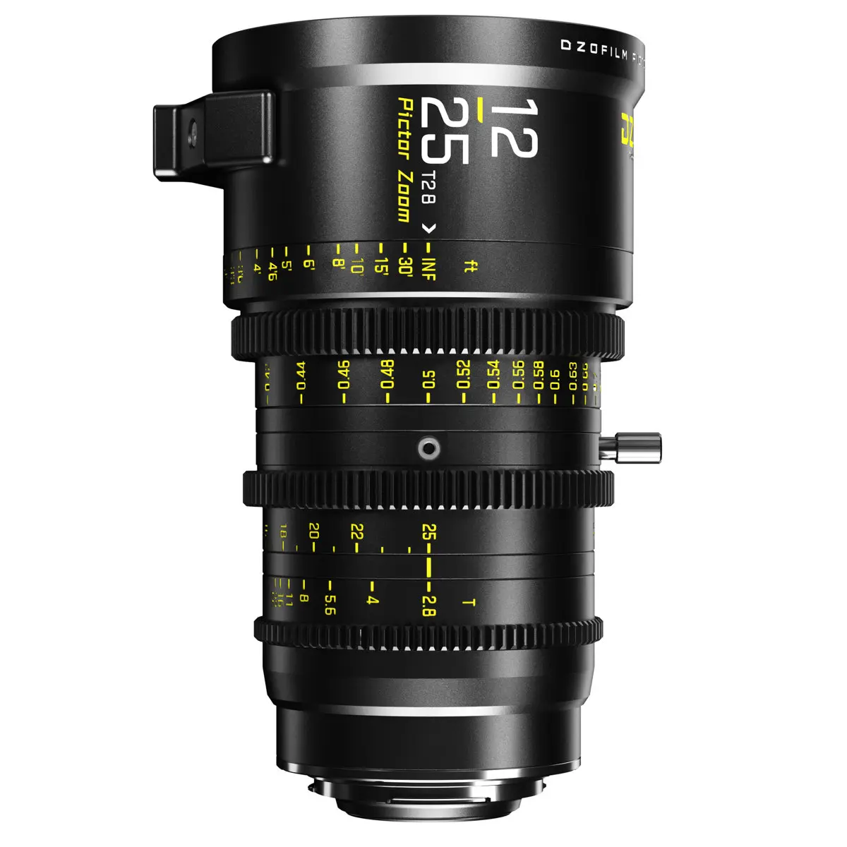 DZOFILM Pictor Zoom 12-25mm T2.8 Parfocal Cine Lens for PL Mount and Canon EF, Black