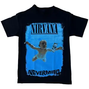 Nirvana Nevermind Graphic Tee, Music Concert Shirt, Famous Band shirt, Shirt For Fan, Artist Shirt, Album Shirt, Music Tee, Unisex Tee Short Sleeve New Tshirt Fullsizes
