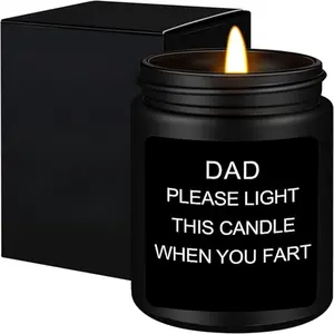 Gifts for Dad, Fathers Day Christmas Birthday Dad Gifts from Daughter Son - Lavender Scented Fragrance Candle Decoration (7OZ)