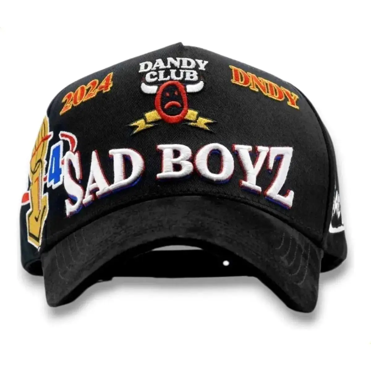Dandy Hats Clave Ali X Junior H Black and Pink Baseball Cap | Adjustable, Men's Casual Fashion Accessory