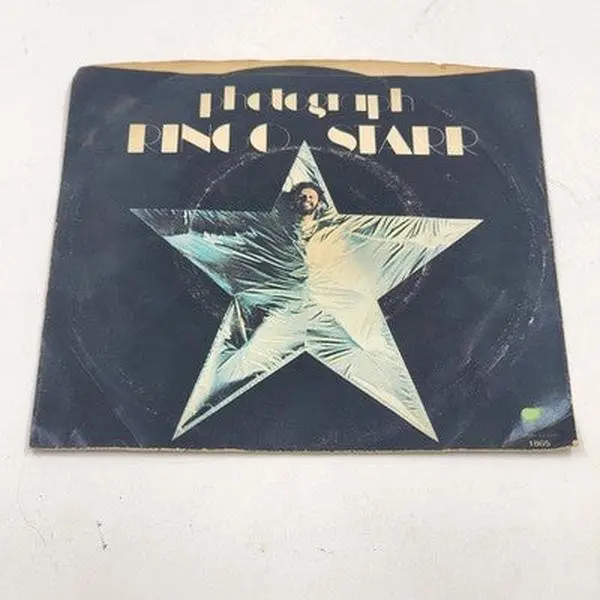 Ringo Starr Photograph/Down and Out 7" 45 RPM Vinyl Record 1973 Apple 1865