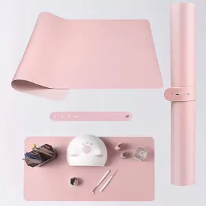 Essential Nail Care Foldable Microfiber PU Leather Nail Pad, Comfort Support, Upgrade Your Manicure Experience, Home Salon Choice, Nail Supplies