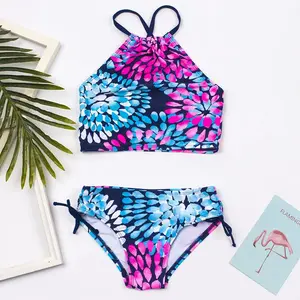 Multi Color Children Girls Kids Bikini Set 2026 Girls Kids Swimwear Swimsuit Summer Baby Kids Biquini Infantil Swimming Suit