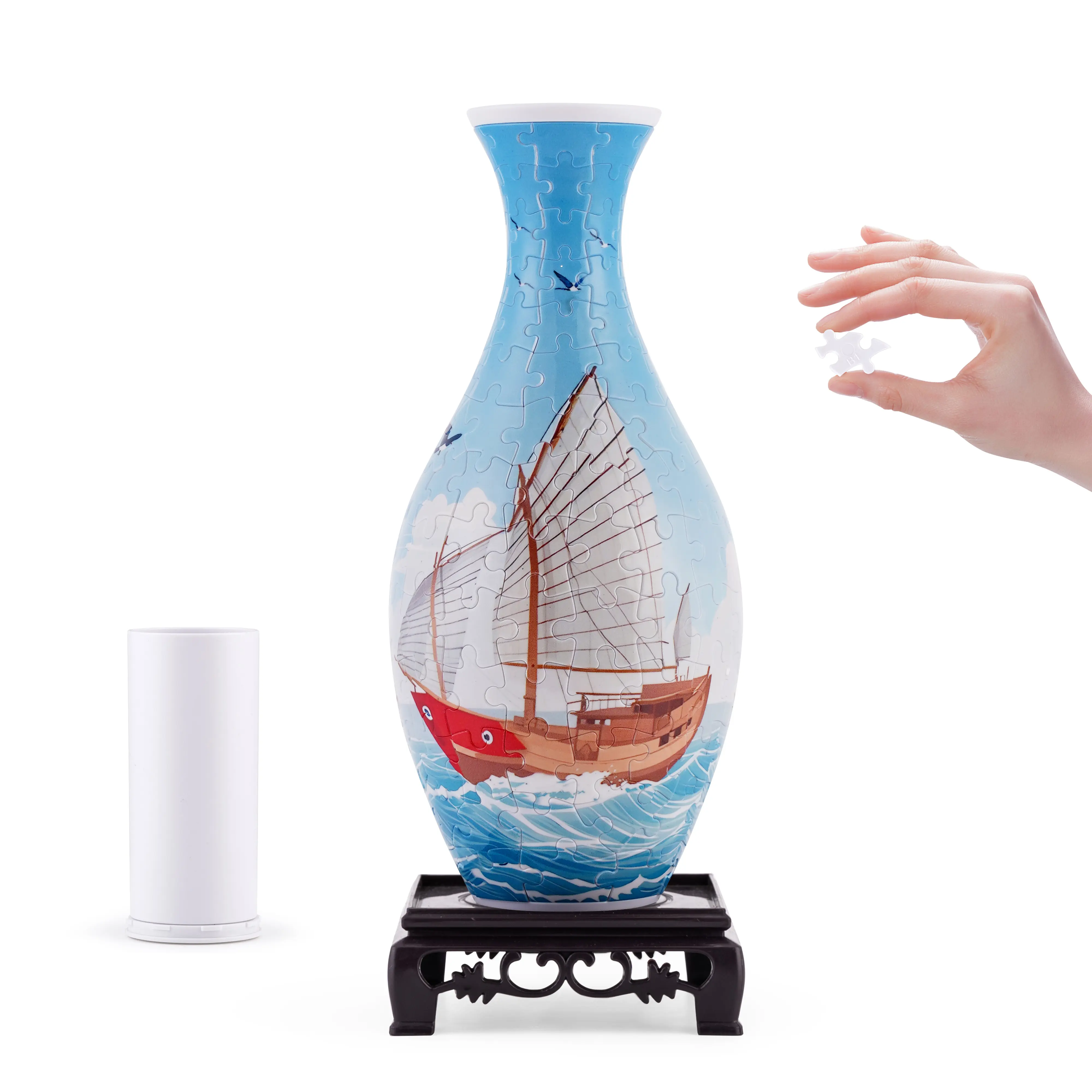 3D Puzzle Vase for Teens Adults, Viral TikTok Craft Gift House Warming Gift Diy Decorative Tool Home Decoration