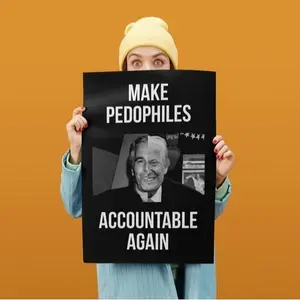 Make Pedophiles accountable Anti-Trump Protest Poster