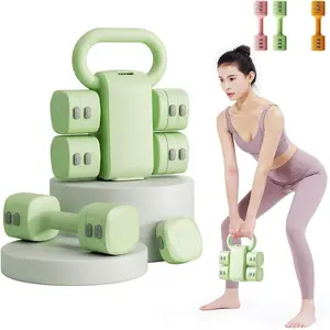 4-in-1 Adjustable Dumbbell Set , 22LBS/11LBS Hand Weights for Women, 1s-Adjust Dual-Stable Dumbbell Set for Women Home Gym & Outdoor equipment wide grip safety guarantee fit Dumbbell Barbell Set Coated Cast Iron Kettlebell Powder Dumbbell Weight Set free