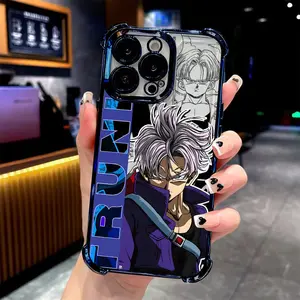 Hot-Blooded Anime Character G-G-Goku'S Phone Case Is Suitable for iPhone 17 16 15 14 13 12 11 Pro Max Plus Featuring a Transparent Soft Back Cover That Is Drop-Resistant., X Slim, Protective Shockproof Phone Cover for At
