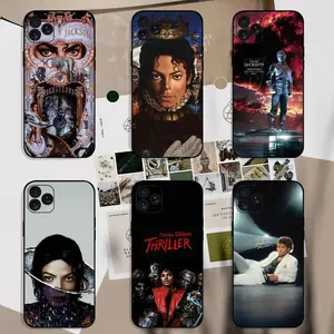 Singer M-Michael Jackson Phone Case For iPhone 8 11 12 13 14 15 Mini X XR XS PRO MAX Plus Shell