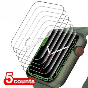 Smart Watch Screen Protector, Anti-scratch Smart Watch Screen Protective Film, HD Clear Smart Watch Accessories for Apple Watch Ultra S9 8 7, Smartwatch Face Covers