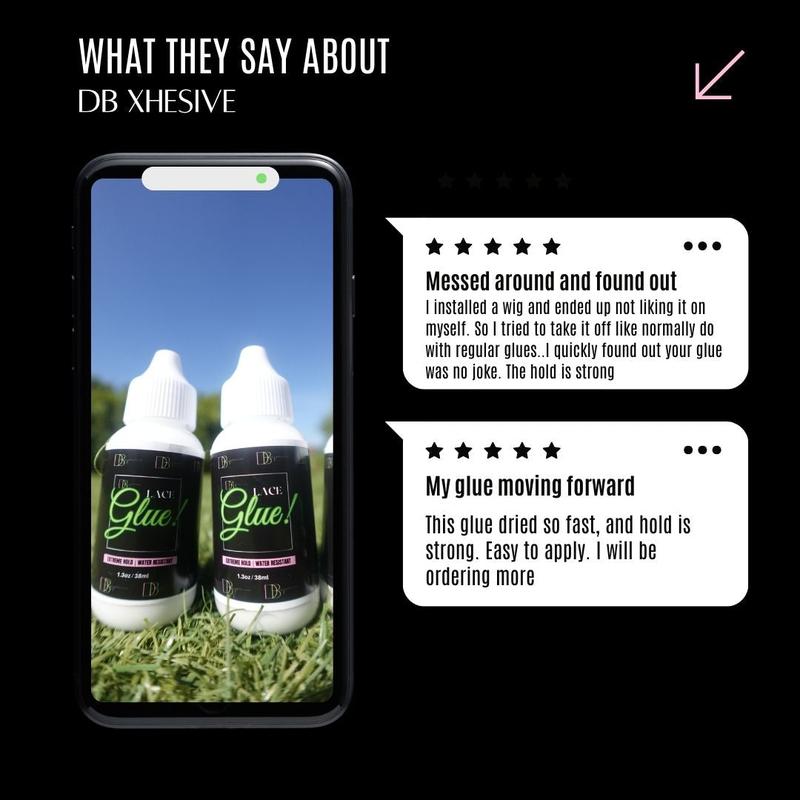 XHESIVE Glue - Extreme Strong Hold lace glue for wig installs - Ideal for Installing and Maintaining Hair