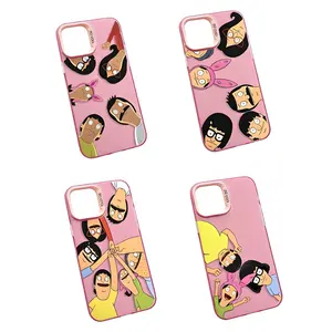 Classic funny cartoon B-Bobs B-Burgers family phone case For iPhone 17/16/15/14/13/12/11/Pro/ProMax/Plus/Air/Xsmax/E, Featuring a Shockproof Matte Back, Anti-Fall, Ultra-Thin Design, luxury fashion, Cute Phone Case, Trendy Christmas Gift for men, women