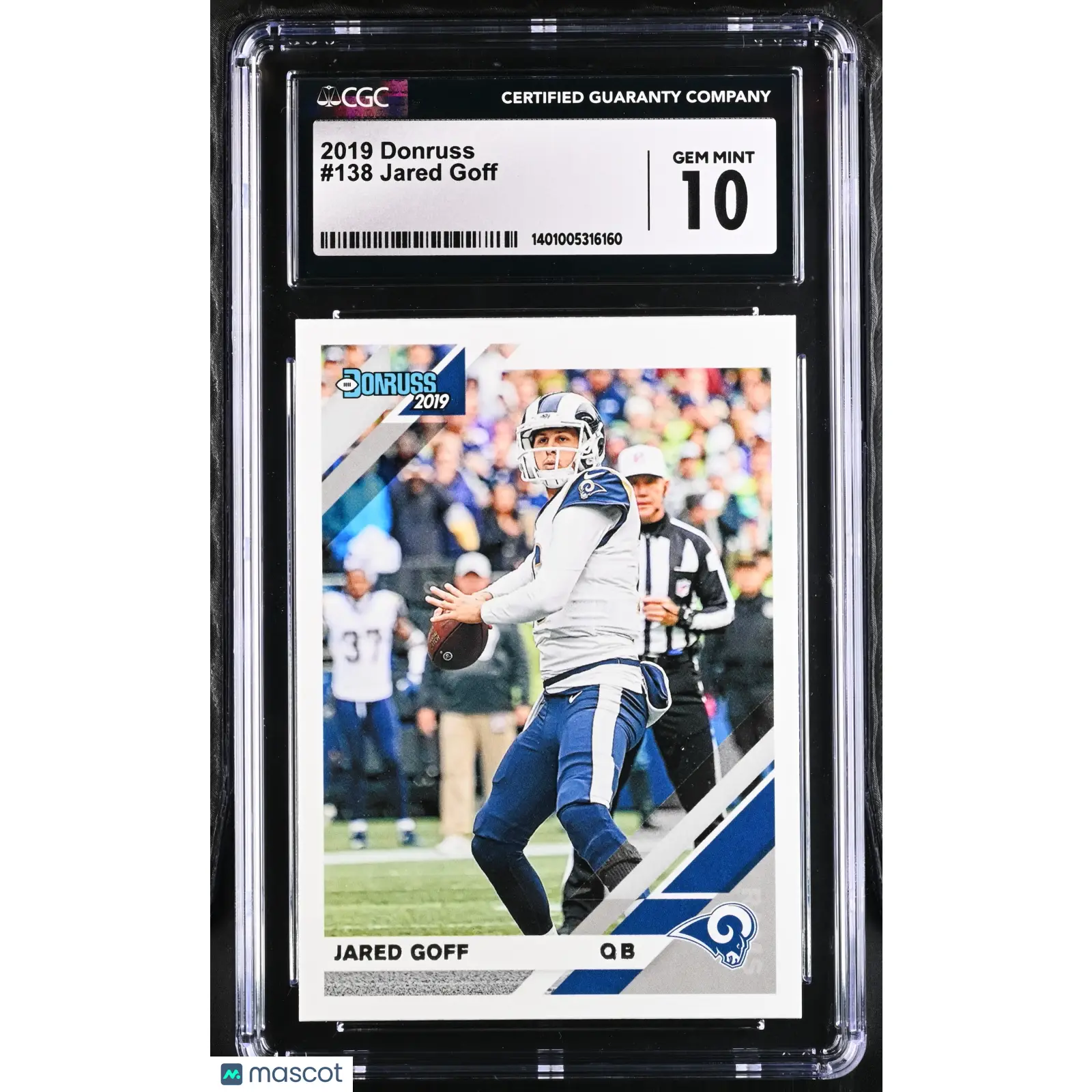 Jared Goff CGC 2019 Donruss #138 Football 10