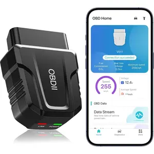 OBD2 Scanner Reader   Auto Diagnostic Scan Tool for iOS & Android for Performance Test  5.4  Check Engine  Code Reader, Clear Error Code Live Data Reset  APP