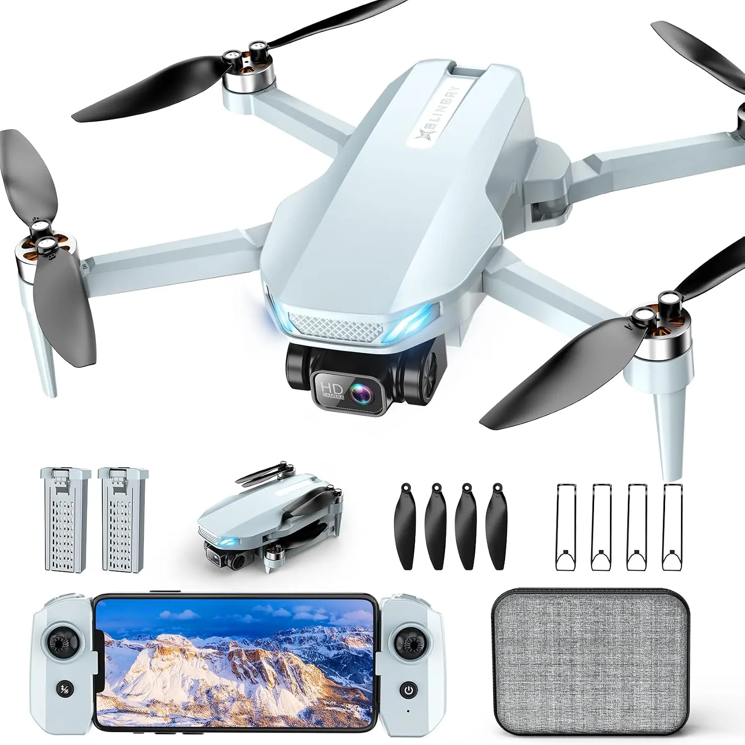 2K Drone with Camera for Adults & Beginners, Mini Drone