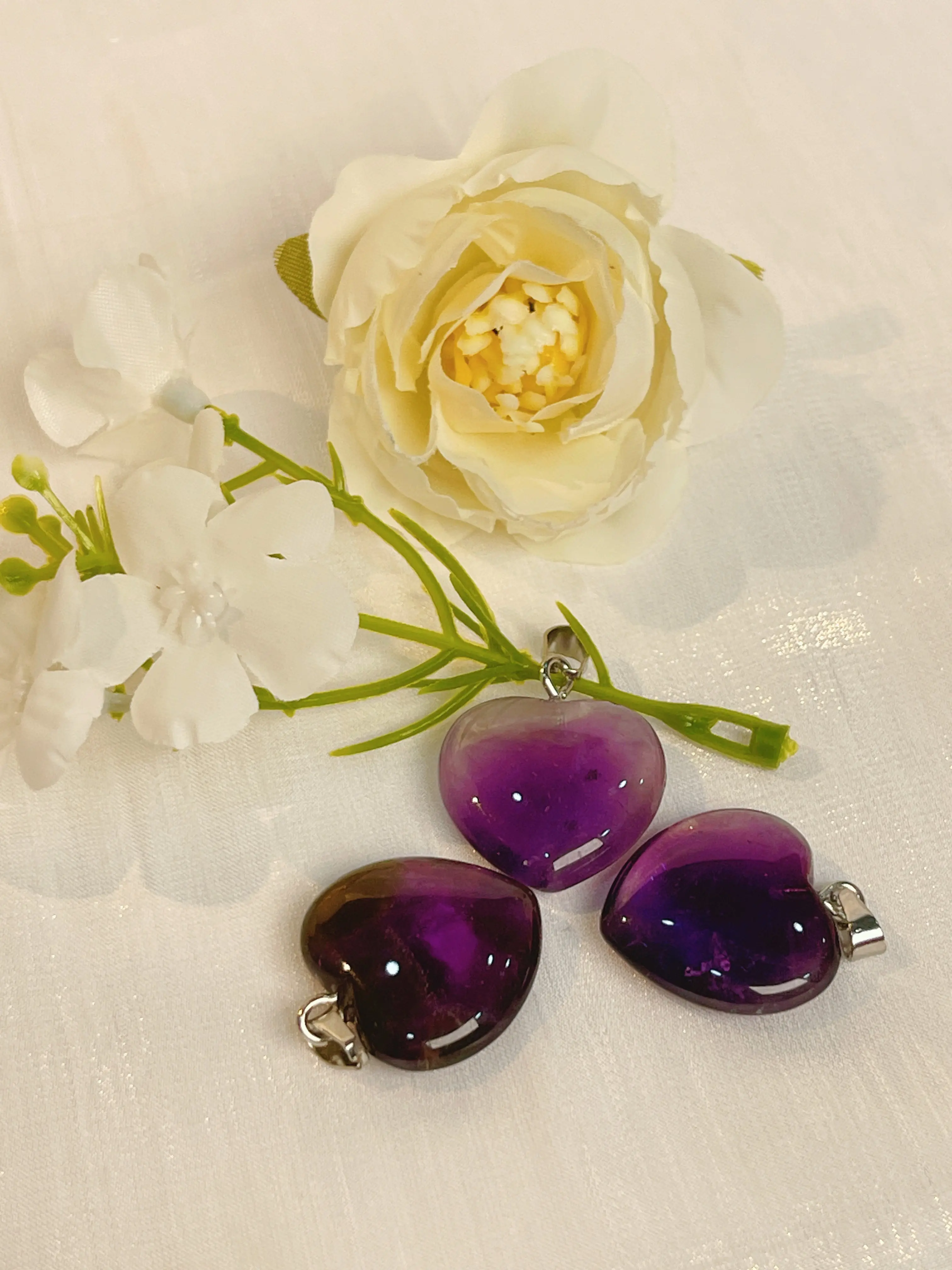 CT-Amethyst Pendant, Purple Crystal Pendant, Crystal Gift, You can Choose Color in our Livee Streamm Room, Or Ship Randomly