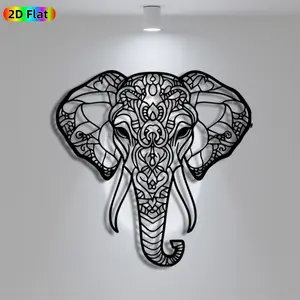 1pc Avant-Garde Elephant Metal Wall Art, Avant-Garde Elephant Statue Mural, Iron Craft, Perfect for Living Room, Garden, Zoo Corner Decor, Intricate Craftsmanship, Artistic Metalwork, Christmas Decor, Ideal Gift for Nature Lovers