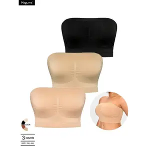 Plus Size Strapless Front Closure Bra, Uplifting and Supportive Wireless Backless Design, No-Slip Comfort for All-Day Wear dailydrip comfyessentials comfortablebras cleavagebra