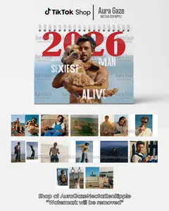 Jonathan Bailey 2026 Sexiest Man Alive Wall Calendar Planner, Unique Holiday Gift, Fan Gift, Gift For Her, Jonathan Bailey Celebrity Merchandise, Celebrity Crush Merch
