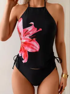 Women's Two-Piece Tankini Swimsuit Set, Casual Style Swimwear, Perfect for Beach & Pool, Comfortable & Stylish Design