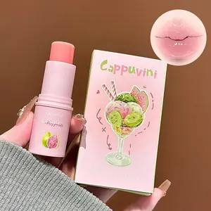 Ice Transparent Moisturizing Pomegranate Lipstick Hydrating Lip Balm for Dry Cracked Lips Long-Lasting Plumping Formula