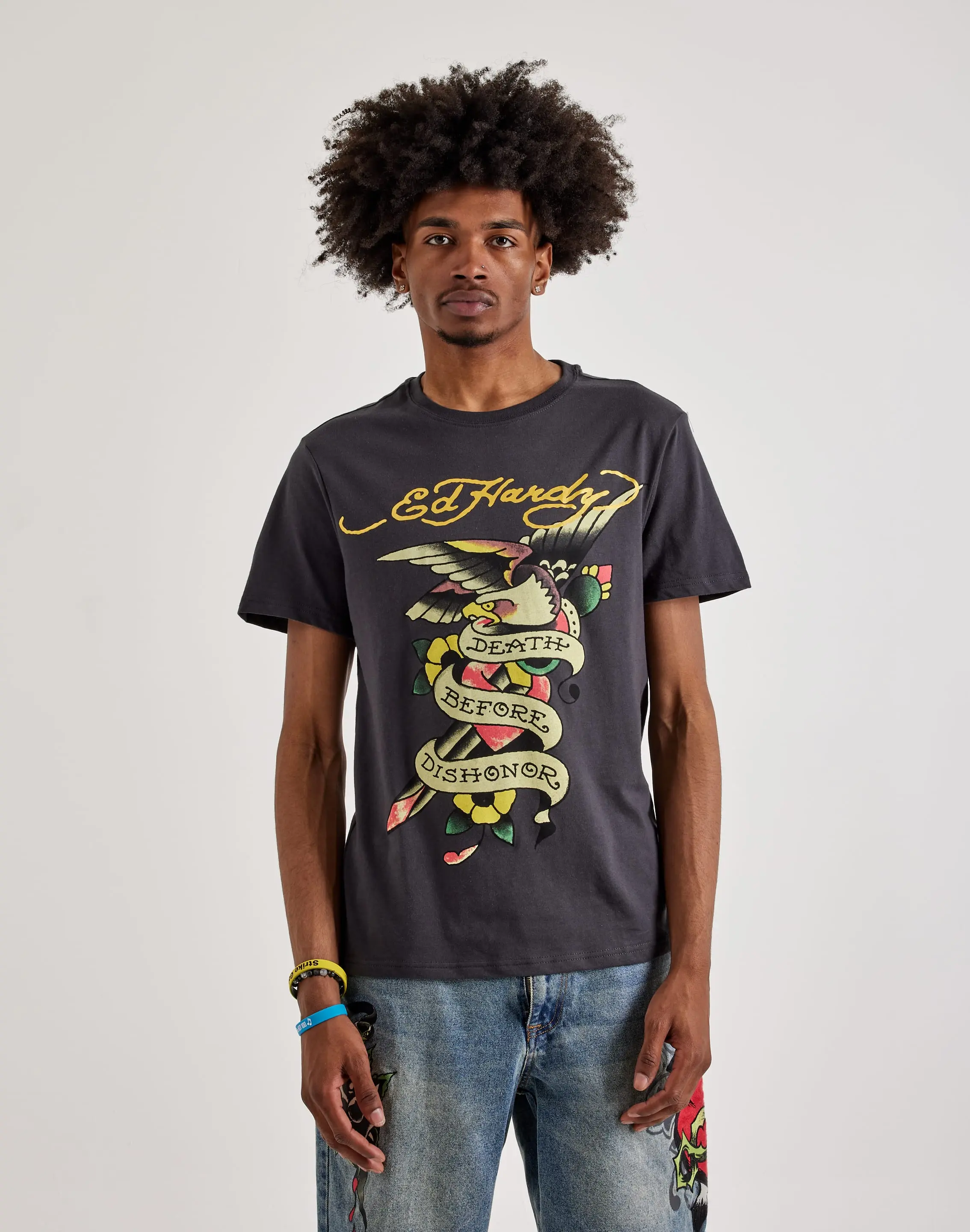 Mens Ed Hardy Eagle Short Sleeve Tee Mens Ed Hardy Eagle Short Sleeve Tee