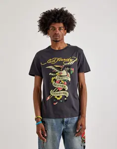 Mens Ed Hardy Eagle Short Sleeve Tee