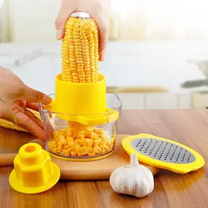 Corn Stripper & Kitchen Gadget Set | Cylinder or 4-in-1