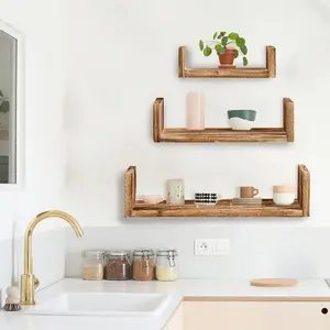 Rustic Floating Shelf Set - 3 piece