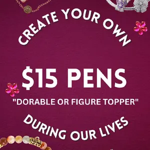 Create Your Own Pen During Lives - Customizable Colors Focal Spaces & More - $15 D-Able and Topper Pens