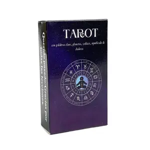 Tarot Card Set for Beginners, Includes Keywords, Plans, Zodiac, Chakras, Perfect Gift for Tarot Newbies, Spiritual Exploration Game
