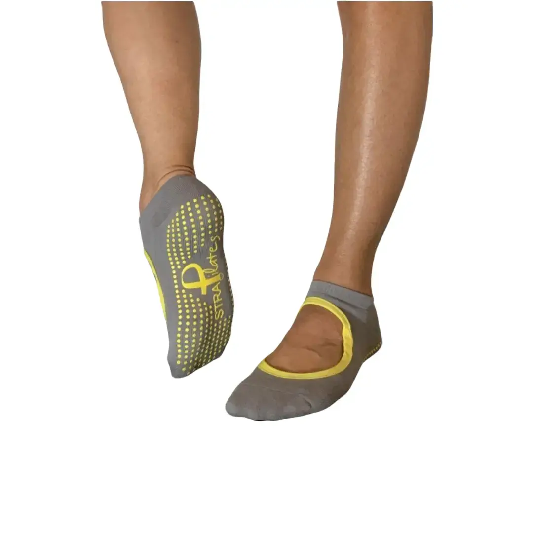Mary Jane Pilates and barre Grip Socks Cotton