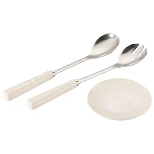 Temp-tations Seasonal Set of (2) Utensils with Spoon Rest