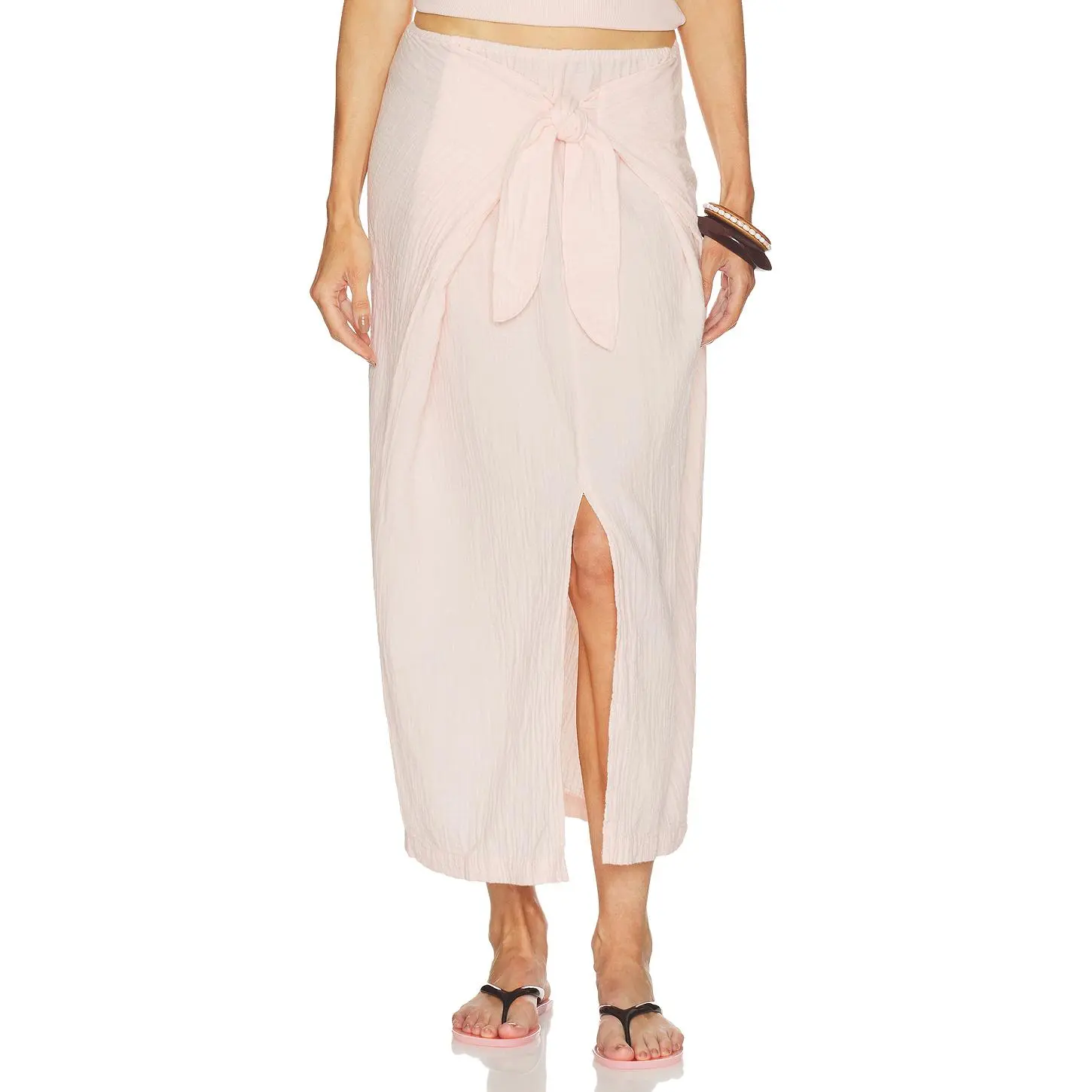 Bobi Faux Sarong Skirt in Himalayan Salt