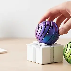 3D Printed Slime Ball Fidget Toy, Office Toy, Desktop Ornament, Deformable Stress Ball, Suitable for Office And Living Room Sensory Decor, Ideal Travel Companion for Train/Car Journeys, Perfect Gift for Christmas And Holidays
