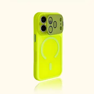 Magnetic Foldable Lens Case] IP 17 Promax Case, equipped with lens case, suitable for IP 17 high definition version; full body shockproof case, suitable for IP 16/15/14 high definition version.