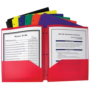 C-Line Products Inc CLI33930 Bx Of 36 Two Pocket Poly Portfolios, File Folder, Paper Organizers