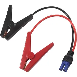 EC5 Jump Starter Cable with Battery Clamps - 12V Replacement Alligator Clips to EC5 Connector Car Jumper Cable for Emergency Portable Car Jump Start Battery Booster Cable 10AWG Silicone Wire