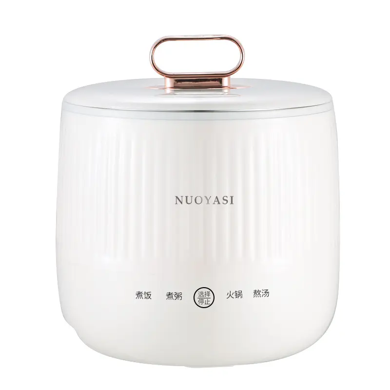 Smart Mini Electric Cooker, 1-2 Person All-in-One Rice & Noodle Pot for Student Dorm and Home