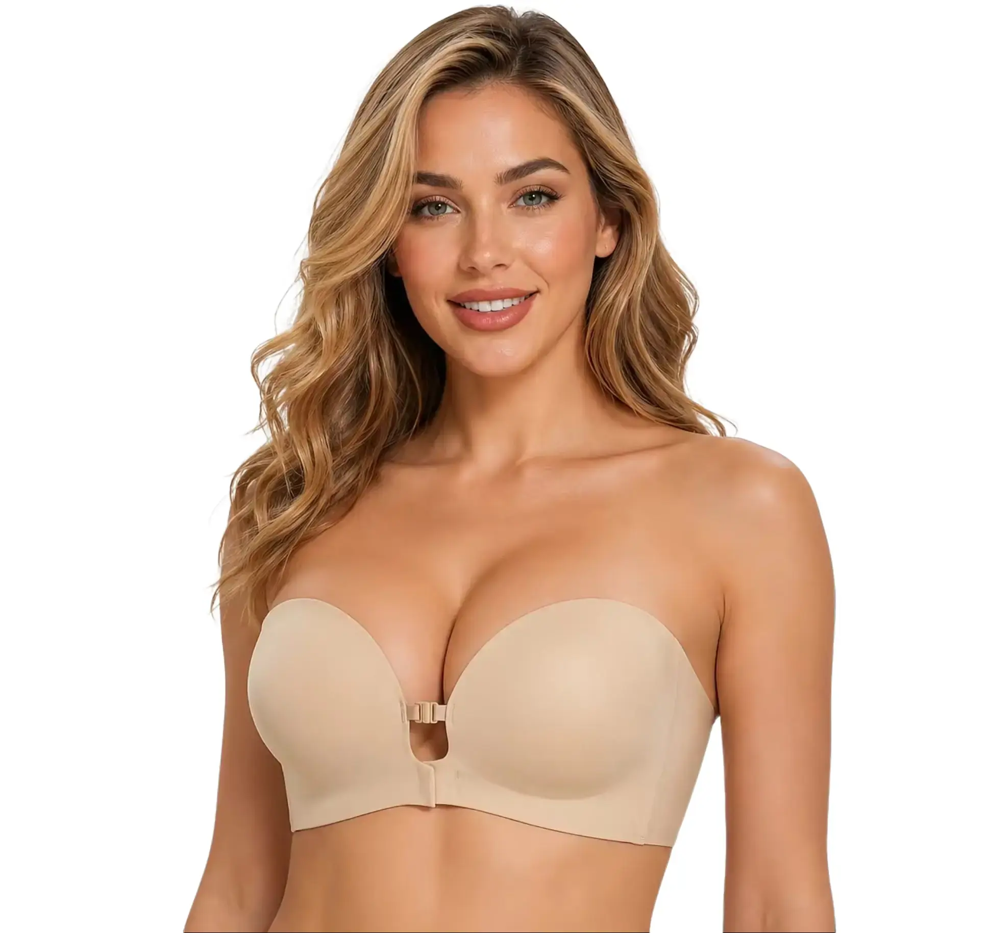 Women's Minimalist Plain Invisible Comfort Strapless Bra