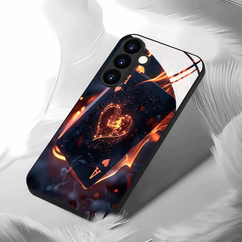 High-End Tempered Glass Smartphone Case - Protective Mobile Phone Accessory with Drop Protection for Samsung Galaxy S26,S25,S24,S23,S22 Pro,S21,S20 FE Plus Ultra Pro,A56,A55,A54,A53,A52,A51,A36,A35,A34,A32,A26,A25,A24,A23,A16,A15,A14,A06,A05,A03s, Accesso