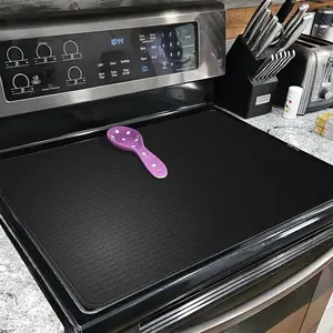 Silicone Stove Top Mat, Durable Heat Resistant Stove Cover Mat, Kitchen Gadgets Non-slip Stove Protector, Kitchen Cooking Accessories 1set, Kitchenware