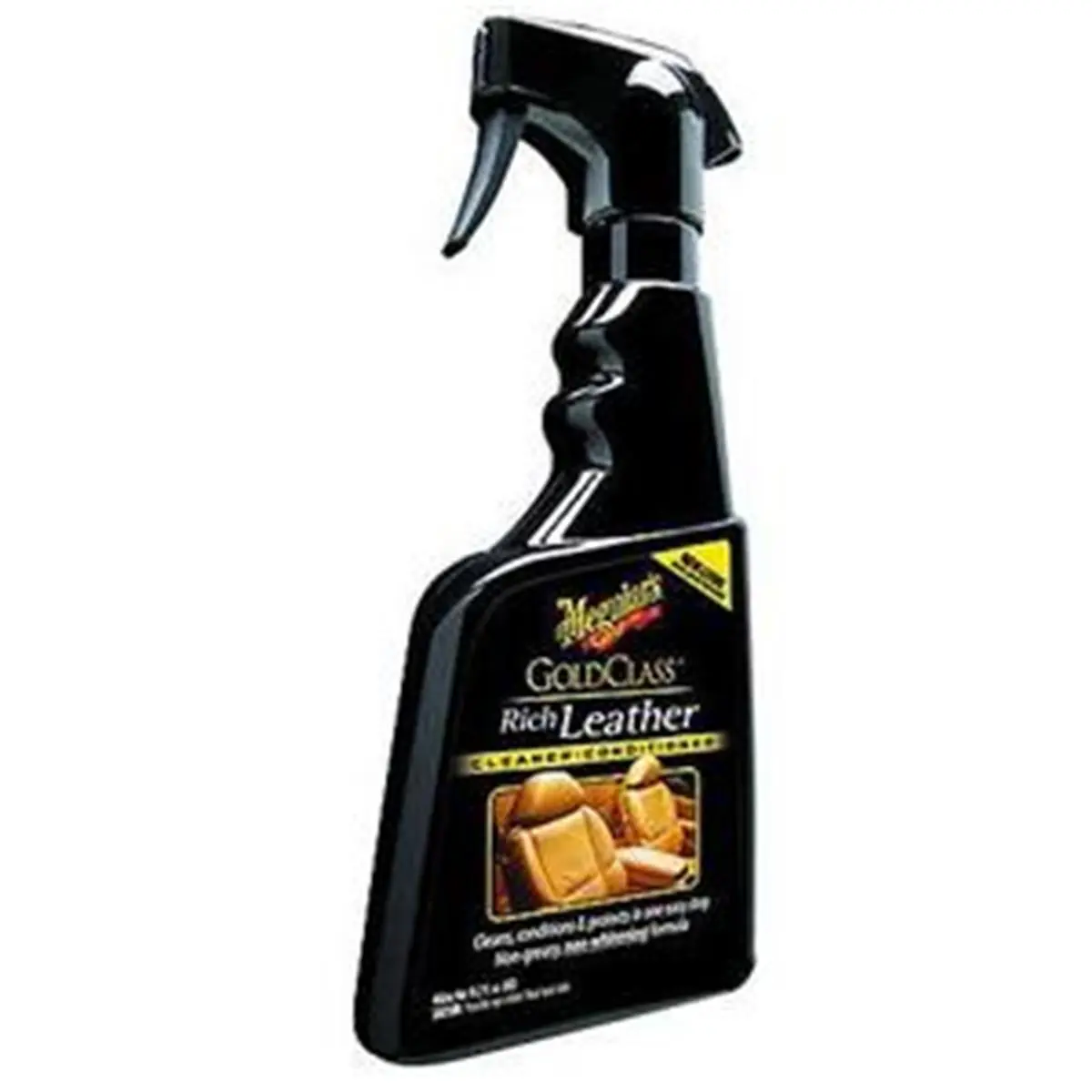Meguiars Gold Class Rich Leather Spray (1lb) - Gentle Cleaner with Rich Moisturizers, UV Protection Inhibitors, Stain & Spill Resistance, Anti-Aging & Cracking Defense (Home Improvement Leather Care), Cleaner + Moisture
